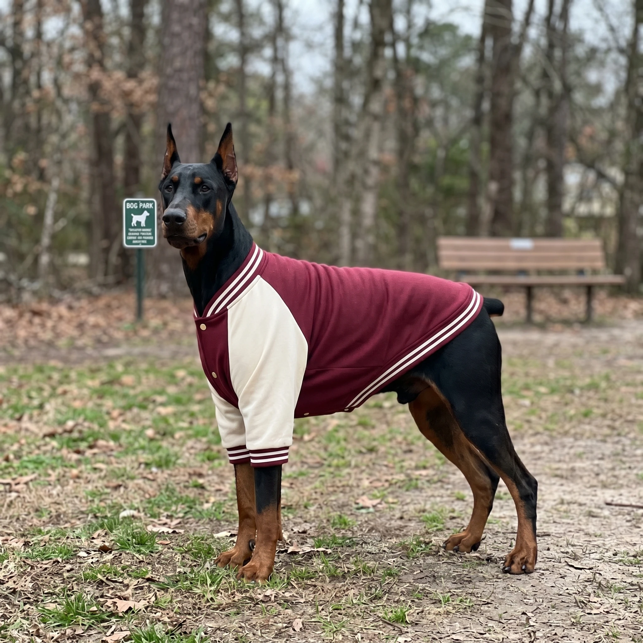 NookPaws™ Doberman Varsity Jacket review by Marcus L. 3