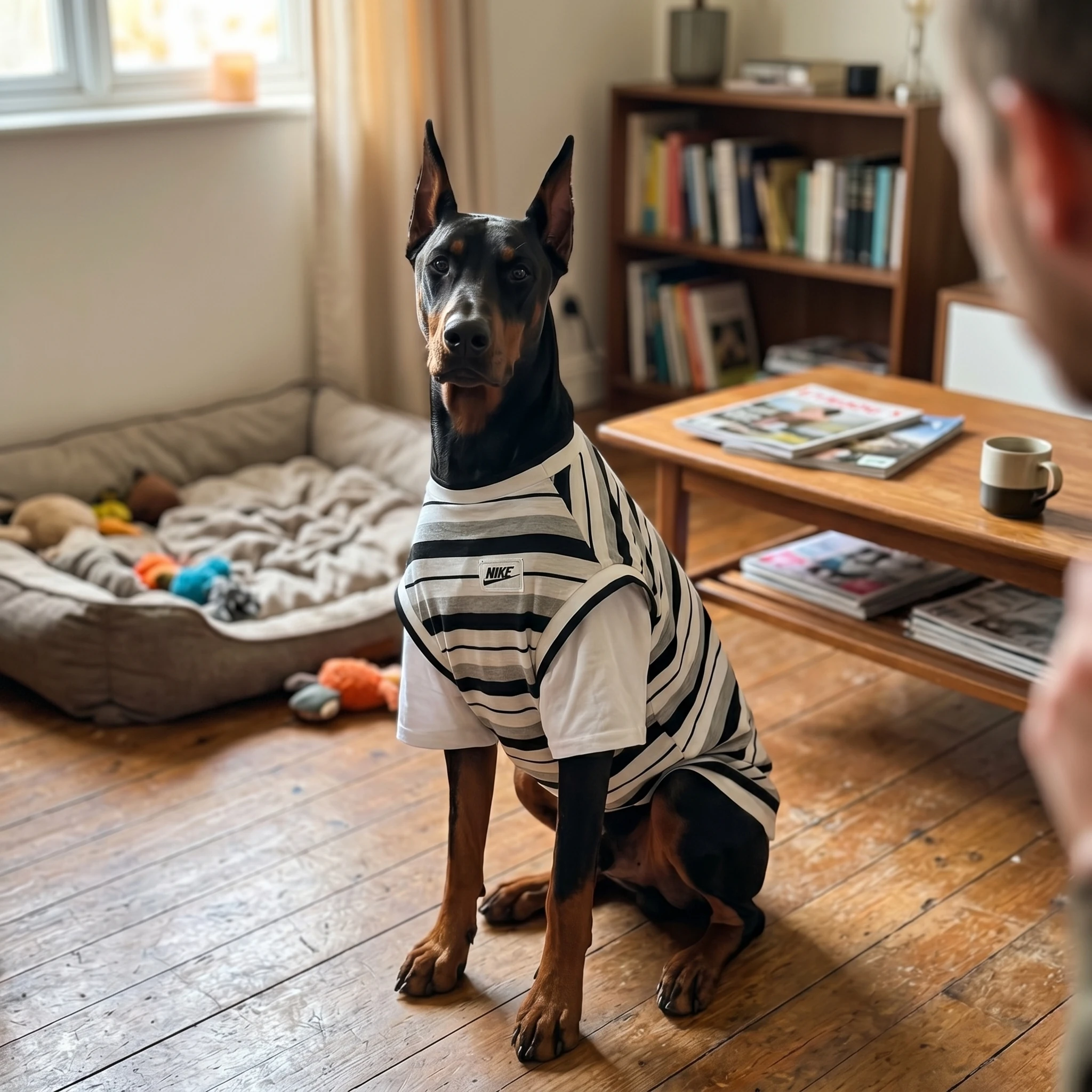 NookPaws™ Doberman Striped Shirt review by David L. 2