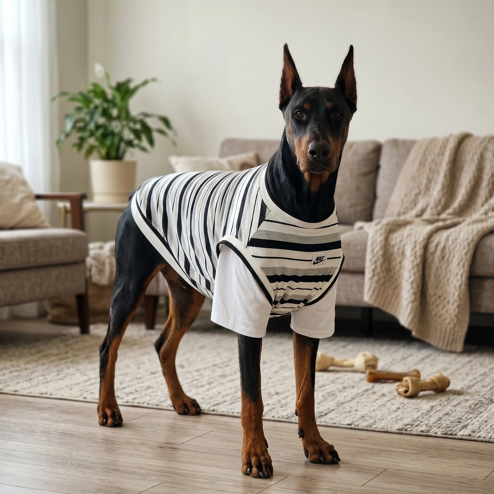 NookPaws™ Doberman Striped Shirt review by David L.